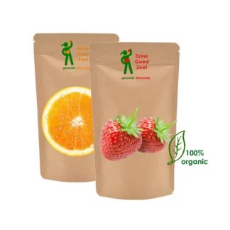 ezonde-limonade-Sinaasappel-en-Aardbei-smaak-biologisch-zonder-suiker-Drink-Goed-Zoet-Eco-verpakking
